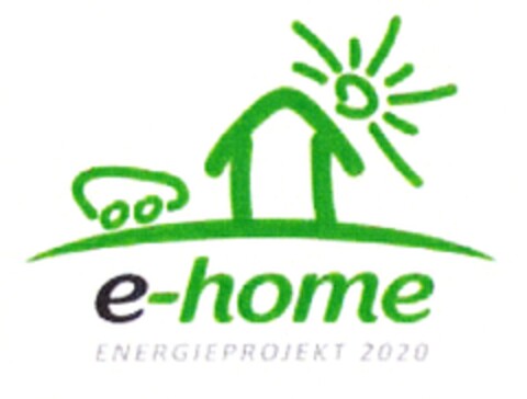 e-home ENERGIEPROJEKT 2020 Logo (DPMA, 11/20/2010)