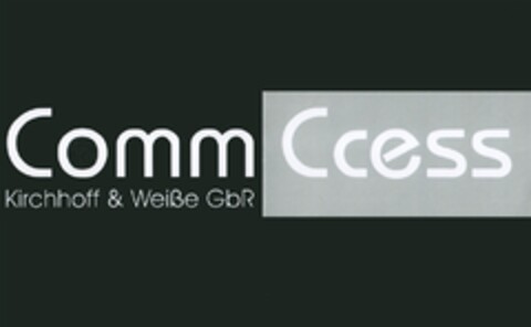 CommCcess Kirchhoff & Weiße GbR Logo (DPMA, 11/29/2010)