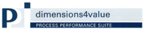 P dimensions4value PROCESS PERFORMANCE SUITE Logo (DPMA, 22.07.2011)