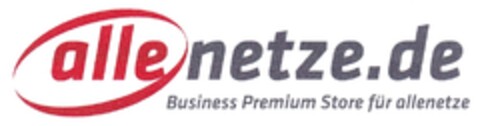 allenetze.de Business Premium Store für allenetze Logo (DPMA, 19.07.2011)
