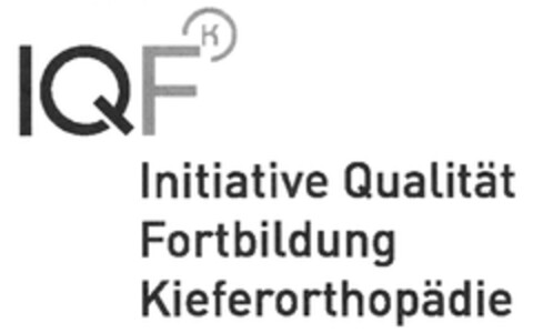 IQFK Initiative Qualität Fortbildung Kieferorthopädie Logo (DPMA, 05.02.2014)