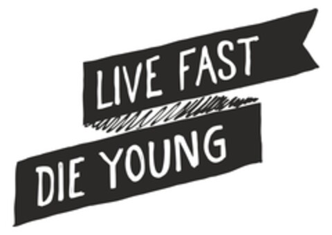 LIVE FAST DIE YOUNG Logo (DPMA, 07/18/2014)