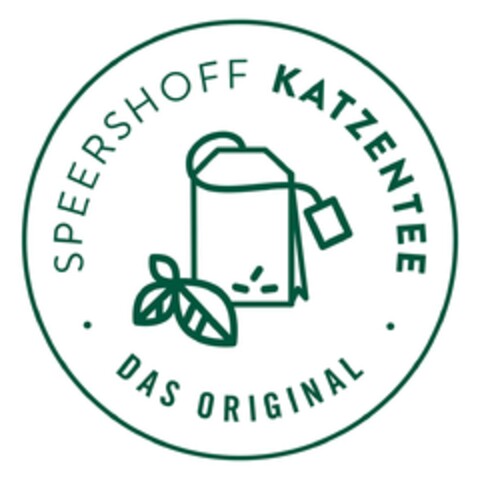 SPEERSHOFF KATZENTEE DAS ORIGINAL Logo (DPMA, 09.03.2020)