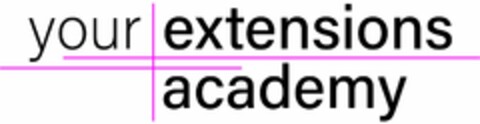 your extensions academy Logo (DPMA, 23.11.2021)