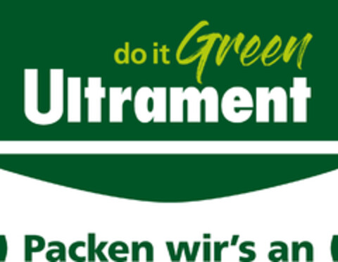 do it Green Ultrament Packen wir´s an Logo (DPMA, 13.03.2023)