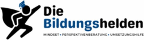 Die Bildungshelden MINDSET · PERSPEKTIVENBERATUNG · UMSETZUNGSHILFE Logo (DPMA, 22.03.2024)
