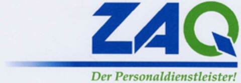 ZAQ Der Personaldienstleister! Logo (DPMA, 08.07.2002)