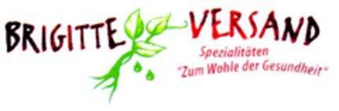 BRIGITTE VERSAND Spezialitäten "Zum Wohle der Gesundheit" Logo (DPMA, 11.11.2002)