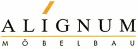 ALIGNUM MÖBELBAU Logo (DPMA, 29.04.2003)