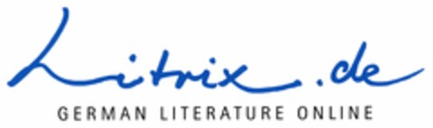 Litrix.de GERMAN LITERATURE ONLINE Logo (DPMA, 01.09.2003)