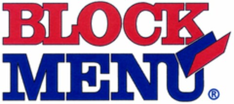 BLOCK MENÜ Logo (DPMA, 02/04/2005)