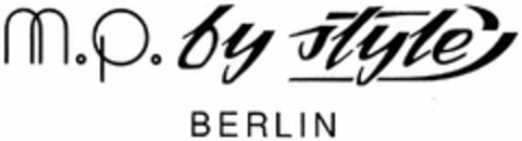 M.P. by style BERLIN Logo (DPMA, 04/09/2005)