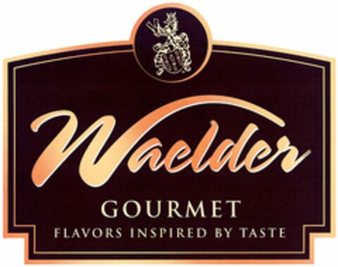 Waelder GOURMET FLAVORS INSPIRED BY TASTE Logo (DPMA, 12.08.2005)