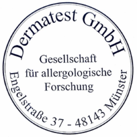 Dermatest GmbH Gesellschaft für allergologische Forschung Logo (DPMA, 03.02.2006)