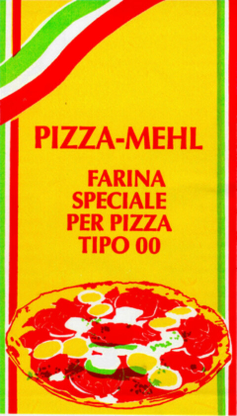 PIZZA-MEHL FARINA SPECIALE PER PIZZA TIPO 00 Logo (DPMA, 13.04.1996)