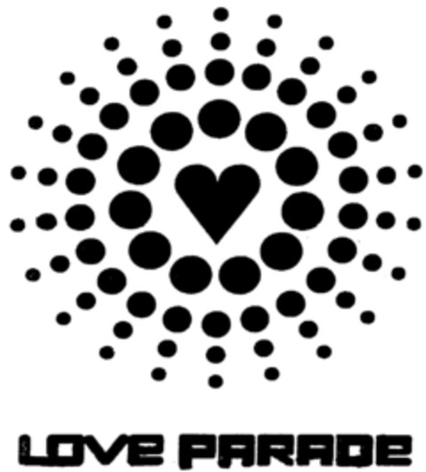 LOVE PARADE Logo (DPMA, 28.05.1996)