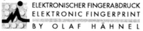 ELEKTRONISCHER FINGERABDRUCK Logo (DPMA, 29.08.1997)