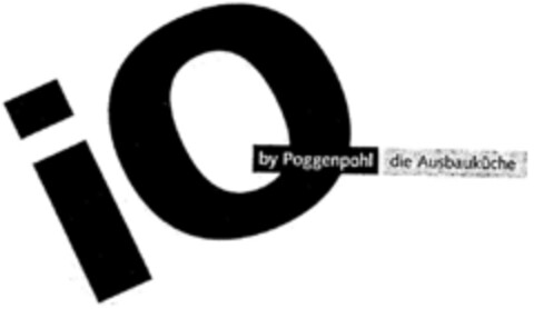 iQ by Poggenpohl die Ausbauküche Logo (DPMA, 03/17/1998)