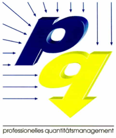pq professionelles quantitätsmanagement Logo (DPMA, 25.11.1998)