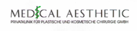 MEDICAL AESTHETIC PRIVATKLINIK FÜR PLASTISCHE UND KOSMETISCHE CHIRURGIE GMBH Logo (DPMA, 05/14/1999)