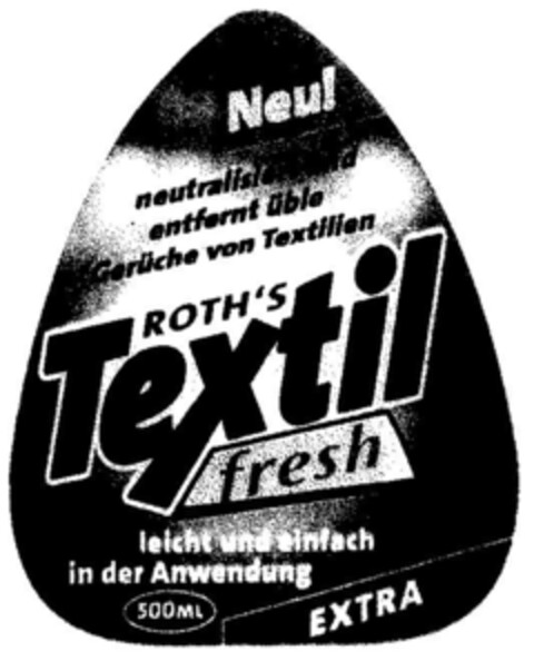 ROTH'S Textil fresh Logo (DPMA, 21.12.1999)