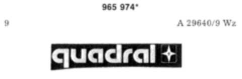 quadral Logo (DPMA, 21.09.1977)