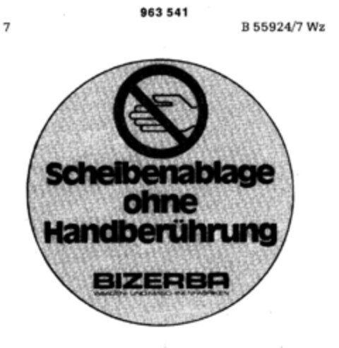 BIZERBA Logo (DPMA, 06.04.1976)