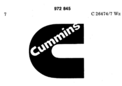 Cummins Logo (DPMA, 04.07.1977)