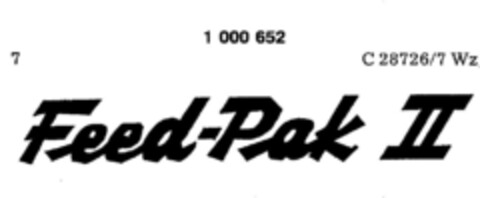 Feed-Pak II Logo (DPMA, 11.09.1979)