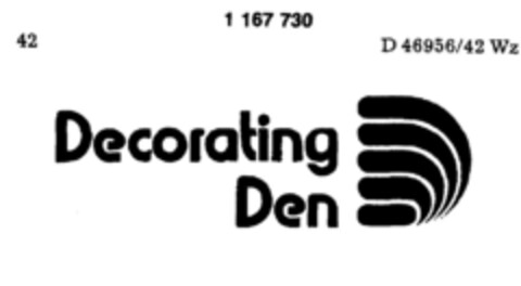 Decorating Den Logo (DPMA, 08/25/1989)