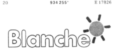 Blanche Logo (DPMA, 20.02.1975)