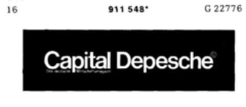 Capital Depesche Logo (DPMA, 09/01/1973)