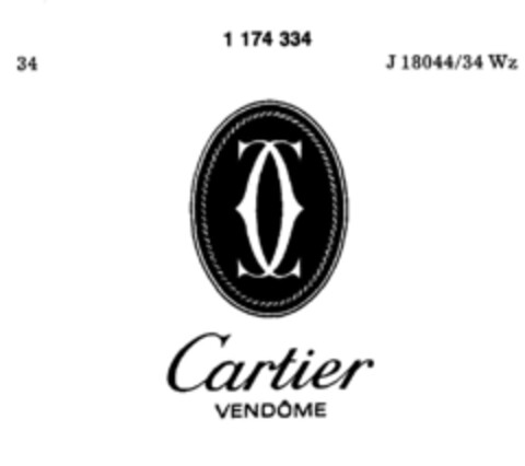 Cartier VENDOME Logo (DPMA, 12.01.1983)