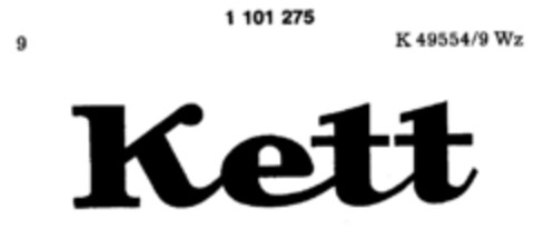 Kett Logo (DPMA, 14.03.1986)