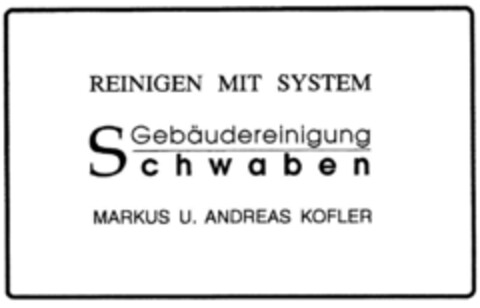 Schwaben Logo (DPMA, 25.03.1991)