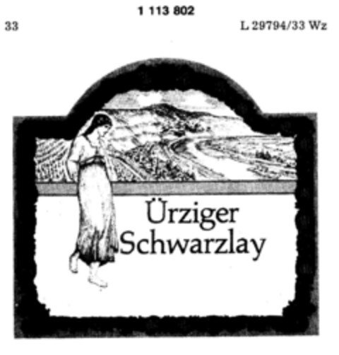 Ürziger Schwarzlay Logo (DPMA, 21.02.1987)