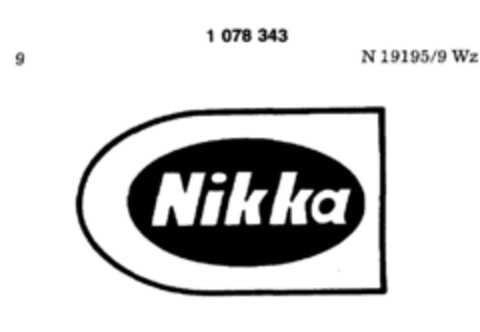 Nikka Logo (DPMA, 20.06.1984)