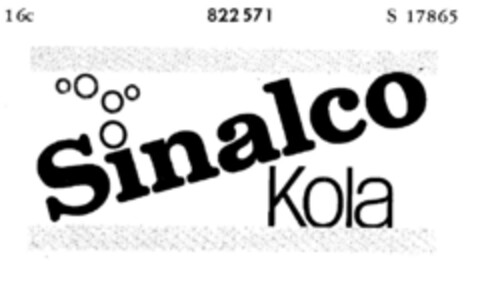 Sinalco Kola Logo (DPMA, 18.08.1965)