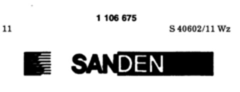 SANDEN Logo (DPMA, 07/03/1984)