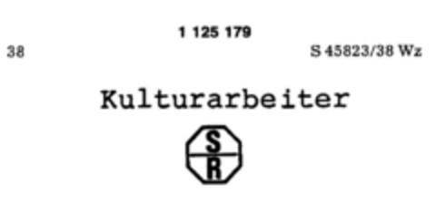 Kulturarbeiter SR Logo (DPMA, 12/09/1987)