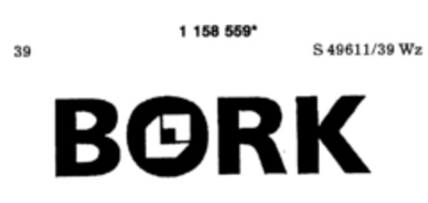 BORK Logo (DPMA, 27.12.1989)