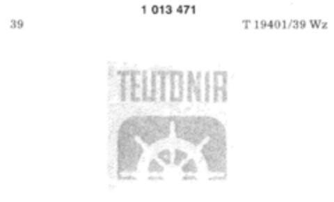 TEUTONIA Logo (DPMA, 03.04.1979)