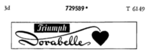 Triumph Dorabelle Logo (DPMA, 06/27/1959)