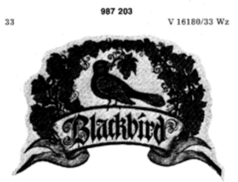 Blackbird Logo (DPMA, 12/09/1978)