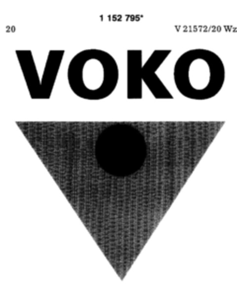 VOKO Logo (DPMA, 17.07.1989)