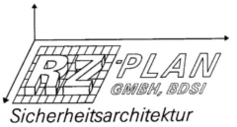 RZ-PLAN GMBH, BDSI Sicherheitsarchitektur Logo (DPMA, 20.01.2000)