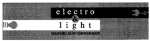 electro & light Handelsunternehmen Logo (DPMA, 03.09.2001)