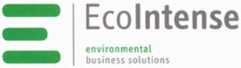 Ecolntense environmental business solutions Logo (DPMA, 20.02.2009)