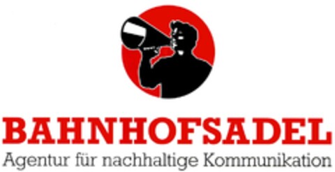 BAHNHOFSADEL Agentur für nachhaltige Kommunikation Logo (DPMA, 05/18/2009)