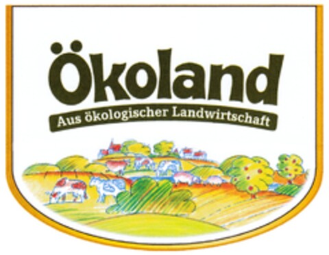 Ökoland Aus ökologischer Landwirtschaft Logo (DPMA, 10.08.2009)